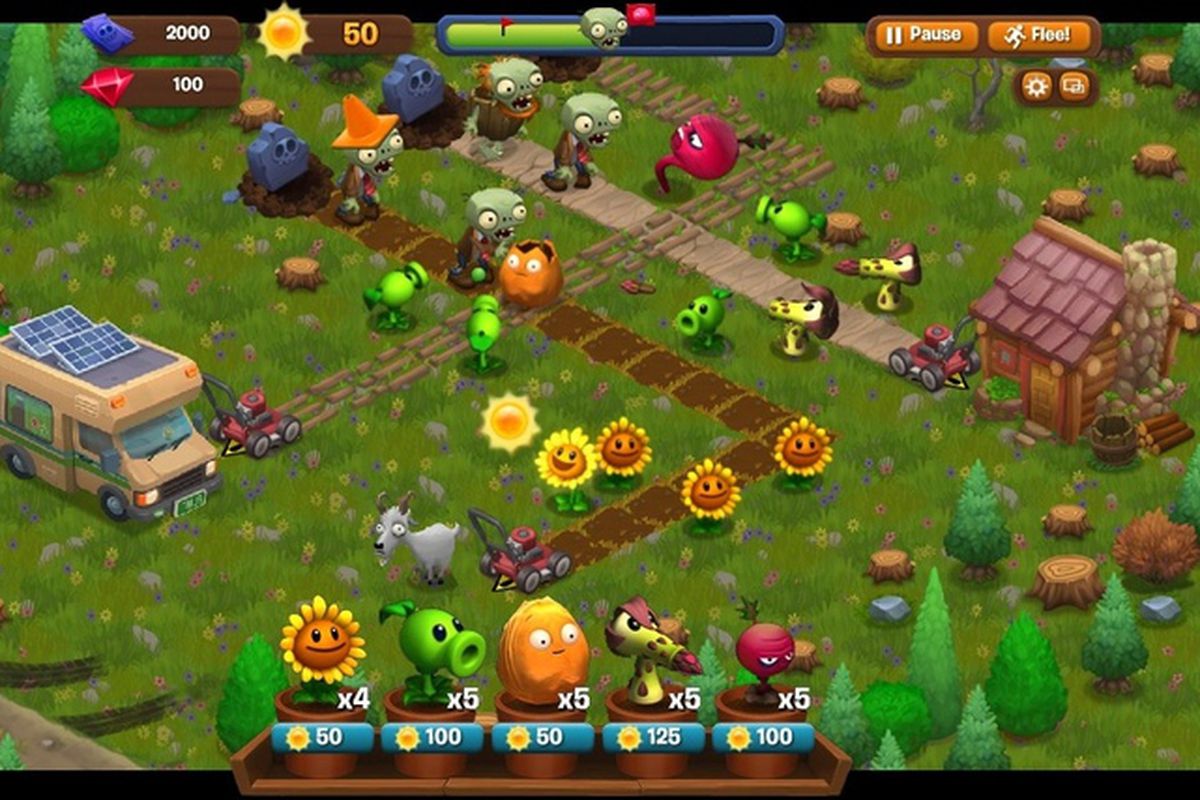 plants vs zombies adventures game